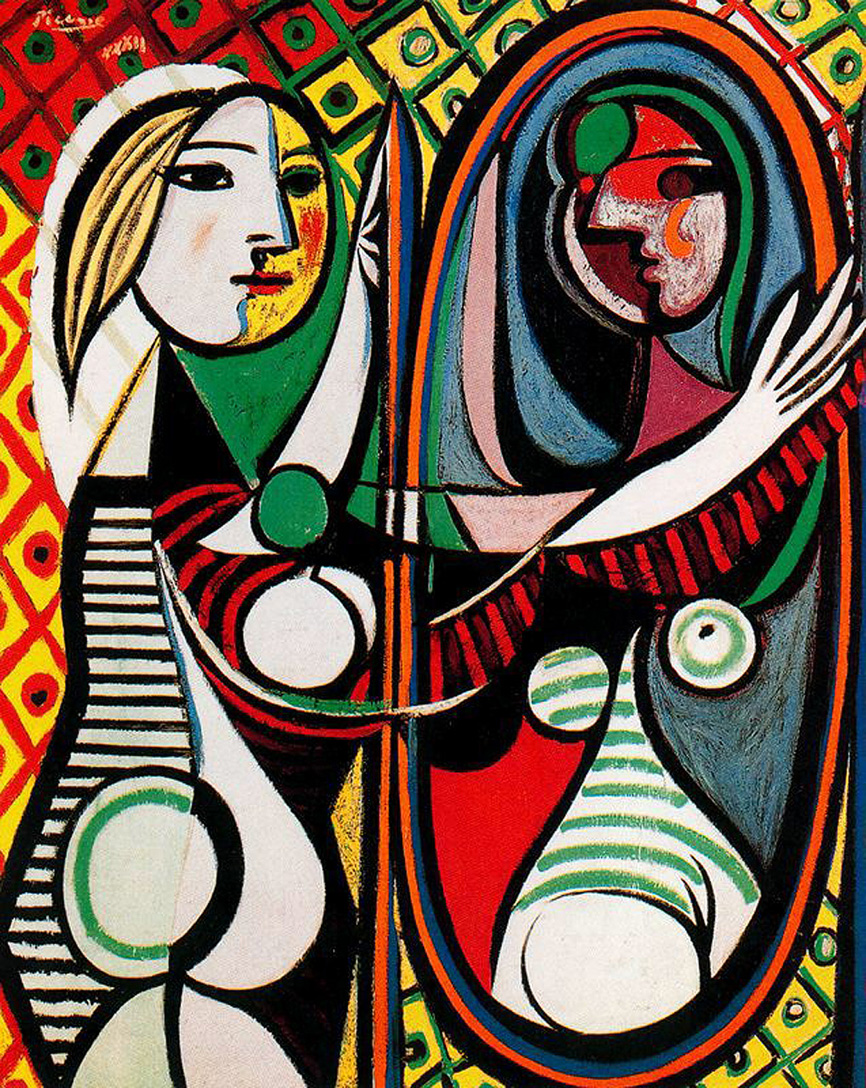 Picasso Girl in front of mirror 1932